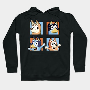 bluey bingo dad mum Hoodie